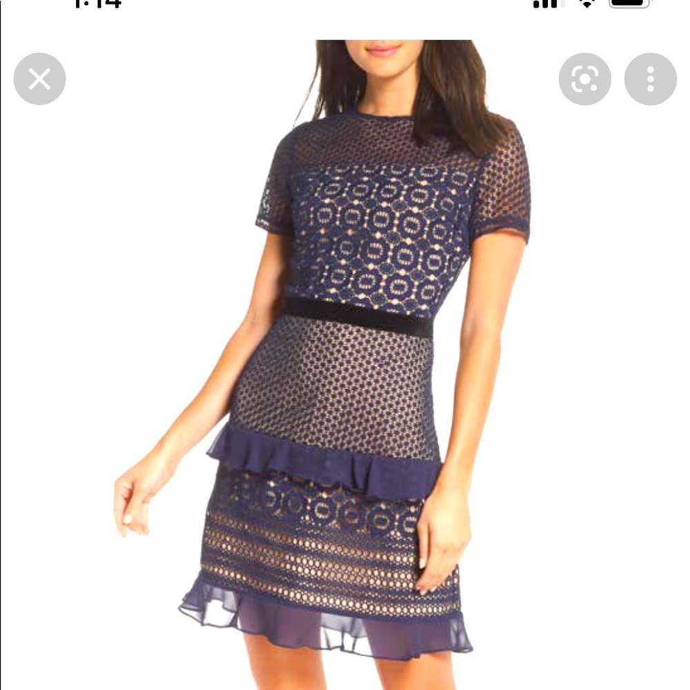 Chelsea 28 Navy Sapphire dress NWT from Nordstrom XL